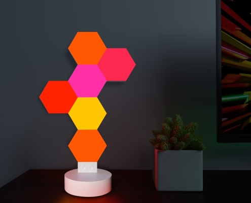 Smart Quantum Light Hexagon